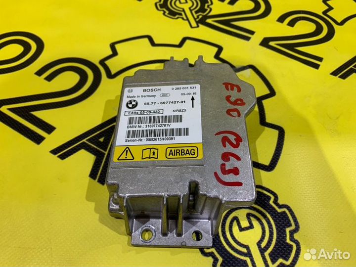 Блок управления Airbag Bmw 323I E90 N52B25A 2006