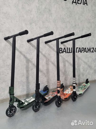Трюковой профессиональный самокат новый