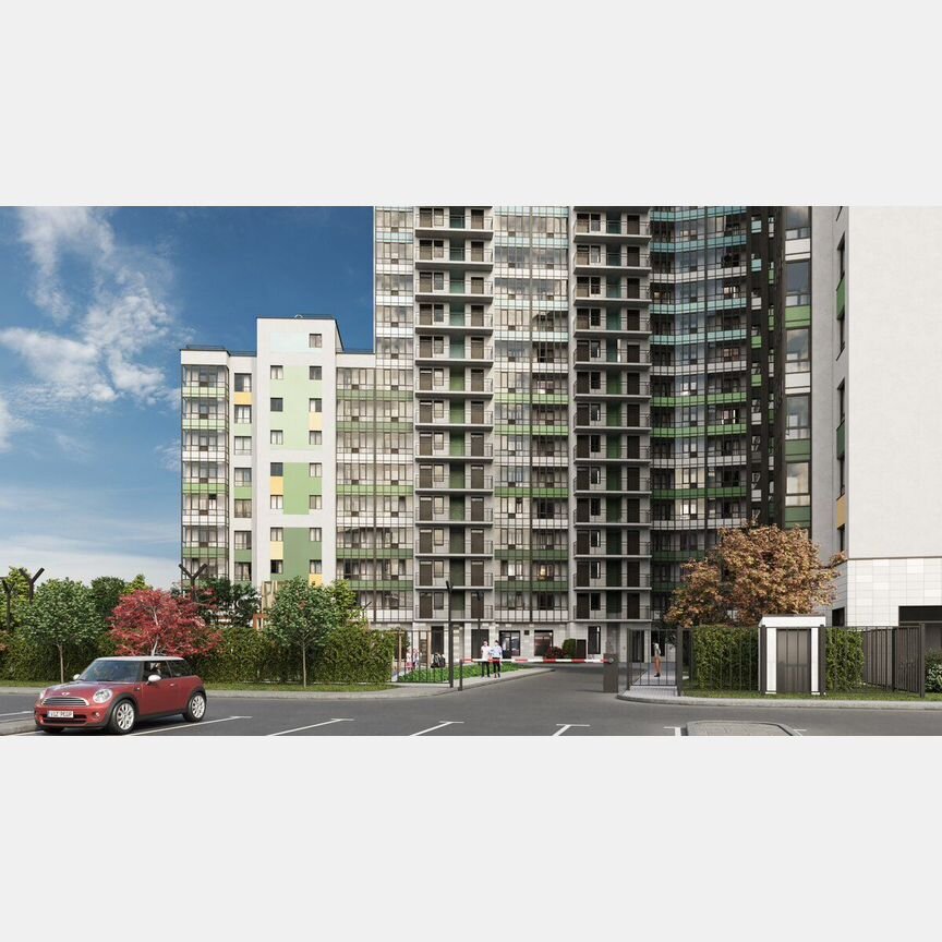1-к. квартира, 37,1 м², 12/18 эт.