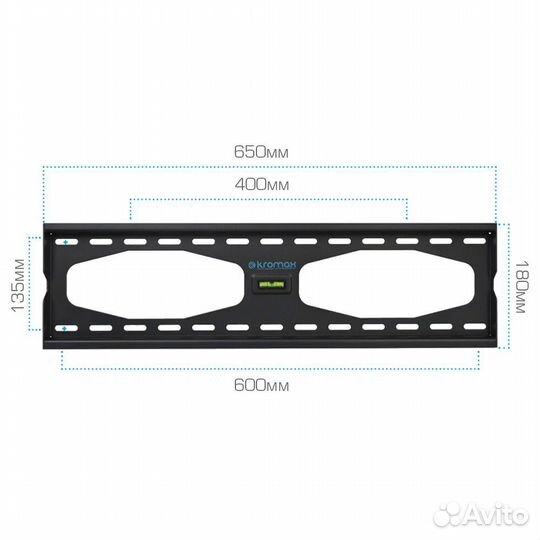 Наклонный настенный кронштейн Kromax star-2