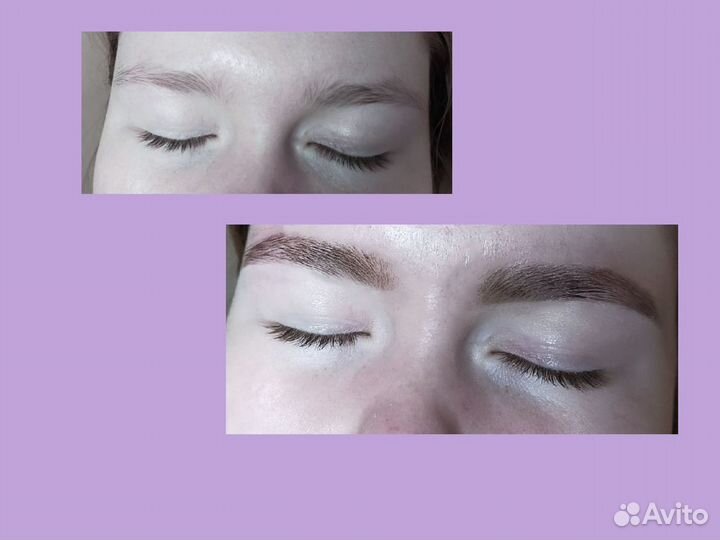 Ламинирование бровей и ресниц. Оформление бровей