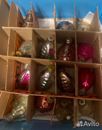 Елочные игрушки СССР