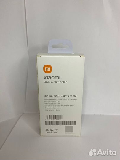 Кабель USB type c Xiaomi