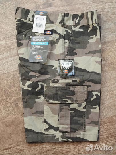 Шорты карго Dickies рипстоп новые 32w