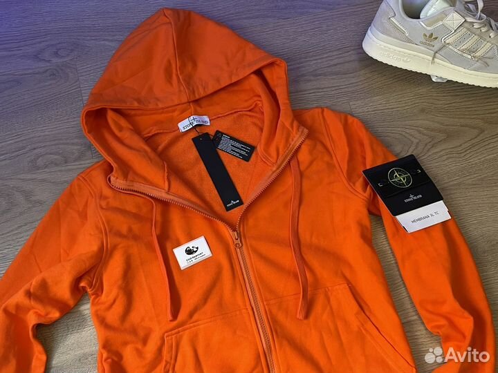 Зип худи stone island * оригинал патч