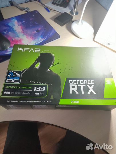 Видеокарта kfa2 rtx 2060 6gb