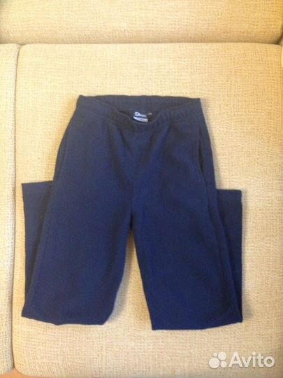 Спортивные флисовые брюки Р.128 (цвет синий)