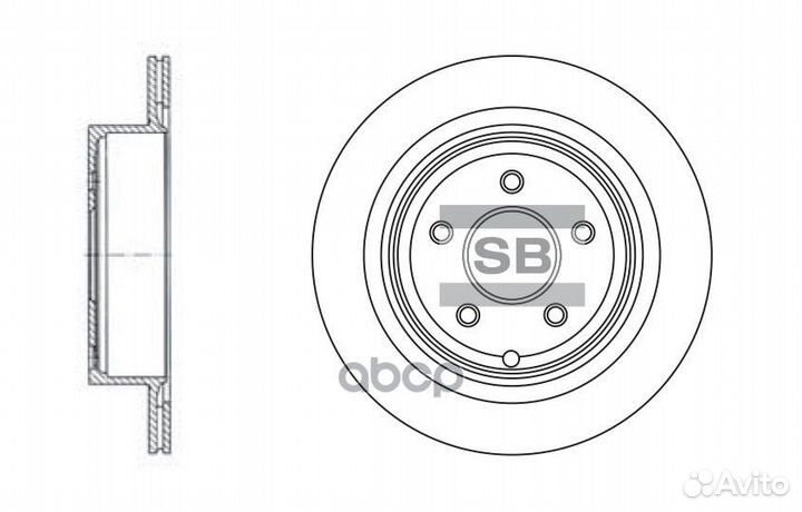 Диск тормозной SD4209 SD4209 Sangsin brake