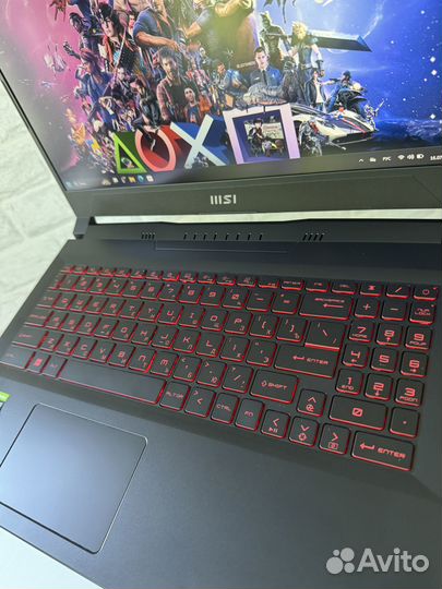 MSI katana GF 66 i5-12500H/16/512/RTX 3060