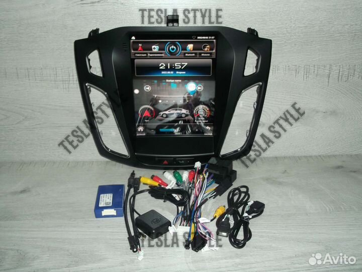 Магнитола Ford Focus 3 Tesla 2/32 Android GPS WiFi