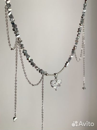 Чокер колье с подвеской