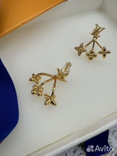 Серьги louis vuitton