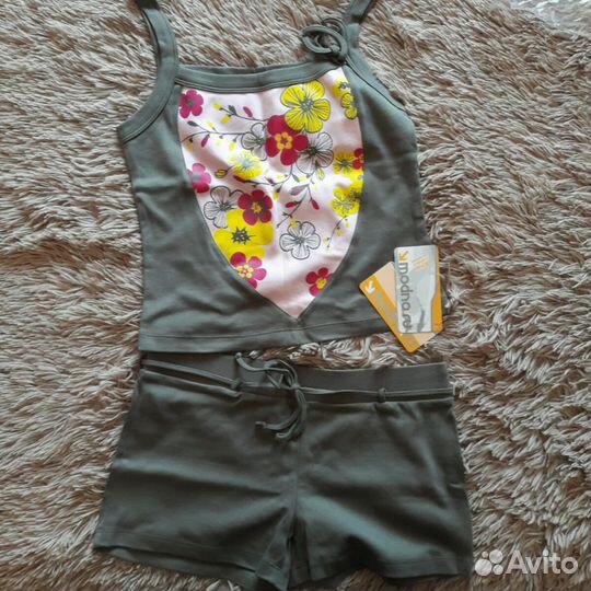 Новый набор майка+шорты