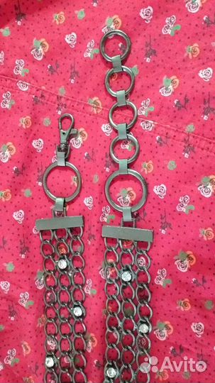 Ремень женский с кристаллами