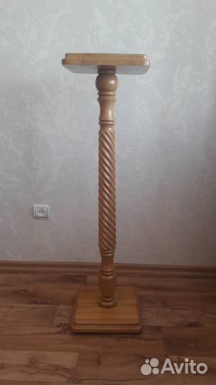 Подставка под цветы деревянная напольная