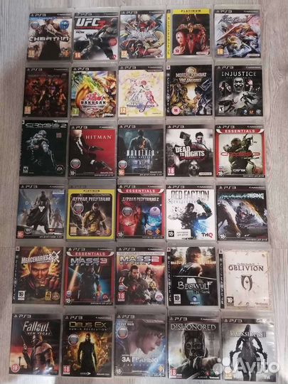 Игры диски на PS3