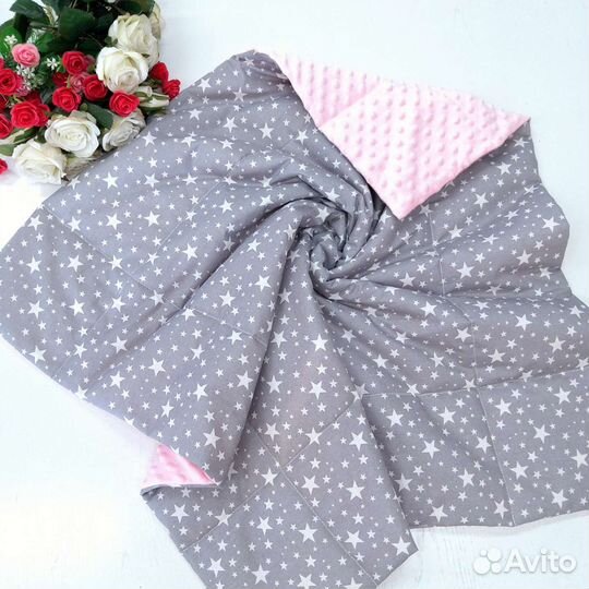 Пледы детские новые для новорожденного, одеяло