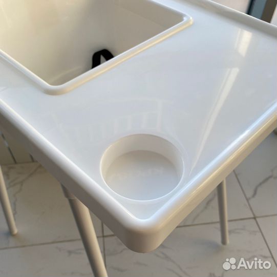 Стульчик для кормления (белый) М6247