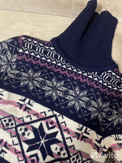 Платье теплое вязаное