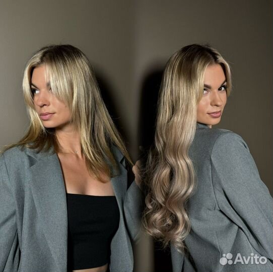 Безопасное наращивание волос, микро/нано