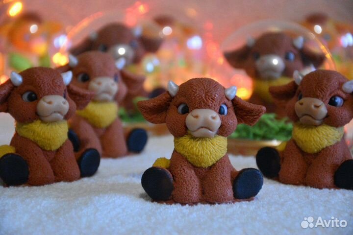 Плюшевый бычок