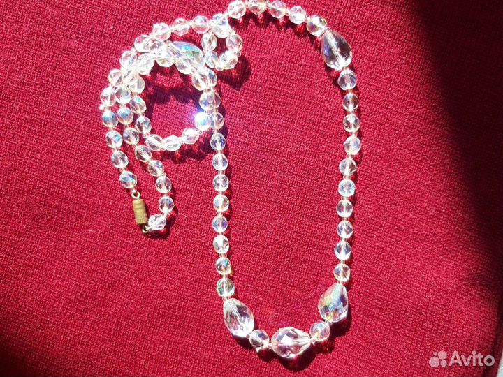 Бусы. Aurora Borealis. Чехословакия