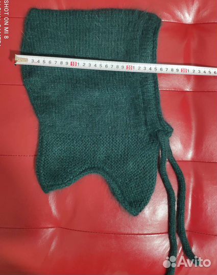 Капор+варежки пух норки