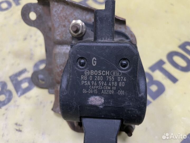 Педаль газа Peugeot 206