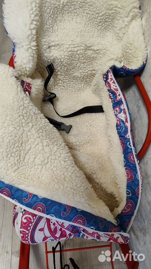 Детские санки Тимка 3К с теплой накидкой