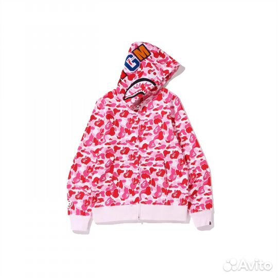 Зип худи bape shark