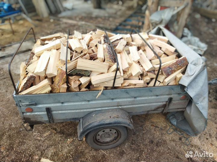 Дрова колотые сухие