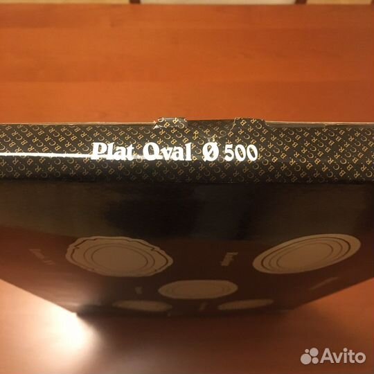 2 овальных подноса из нержавейки