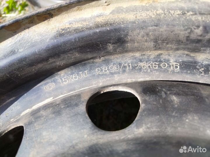 Штампованные диски r15