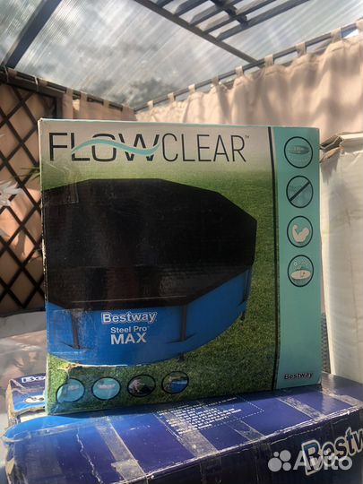 Каркасный бассейн, покрытие на бассейн