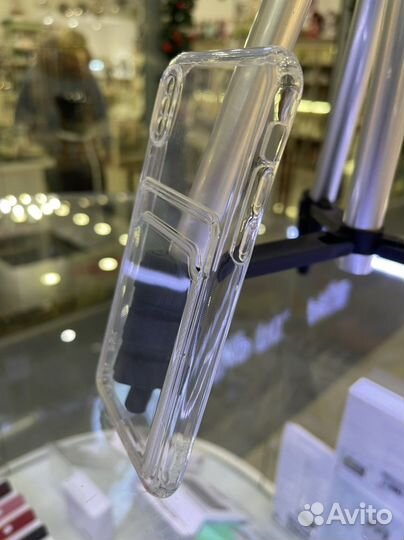 Чехол на iPhone X/XS с отделением для карт