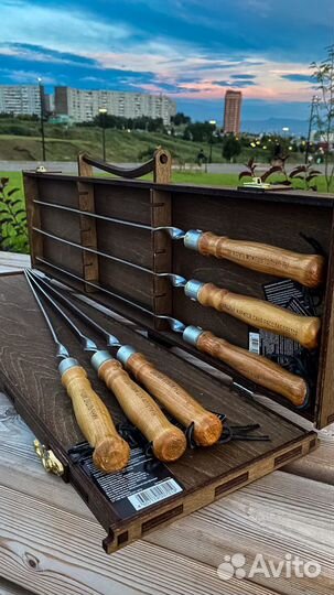 Шампура с гравировкой