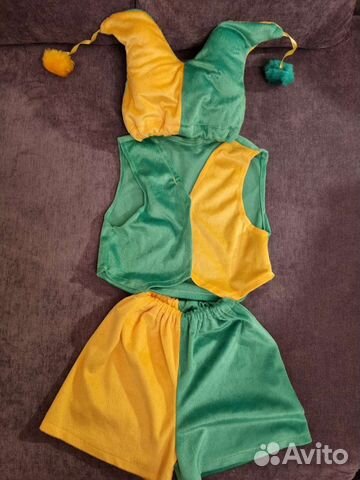 Костюм петрушки скомороха 104-110