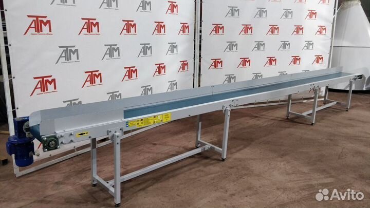 Конвейер ленточный скребковый