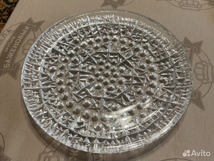Блюдо стеклянное