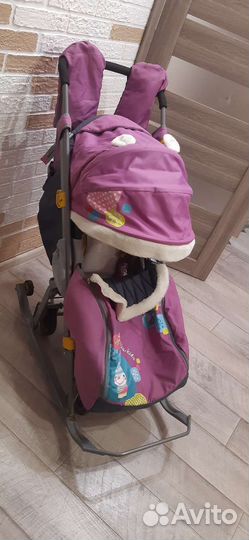 Коляска санки