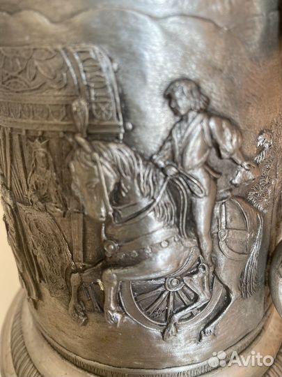 Антикварная старинная пивная кружка,Германия