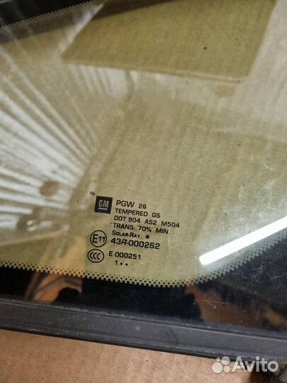 Стекло кузовное глухое левое Opel Zafira C 2013