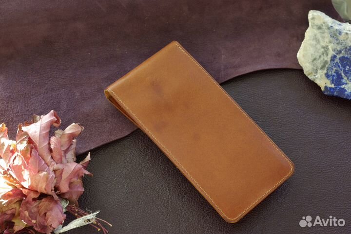 Чехол на телефон Z fold 4. На заказ. Кожа Handmade