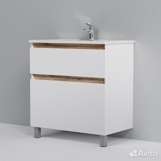 Тумба под раковину AM.PM X-Joy 80 M85afsx0802WG Белый глянец