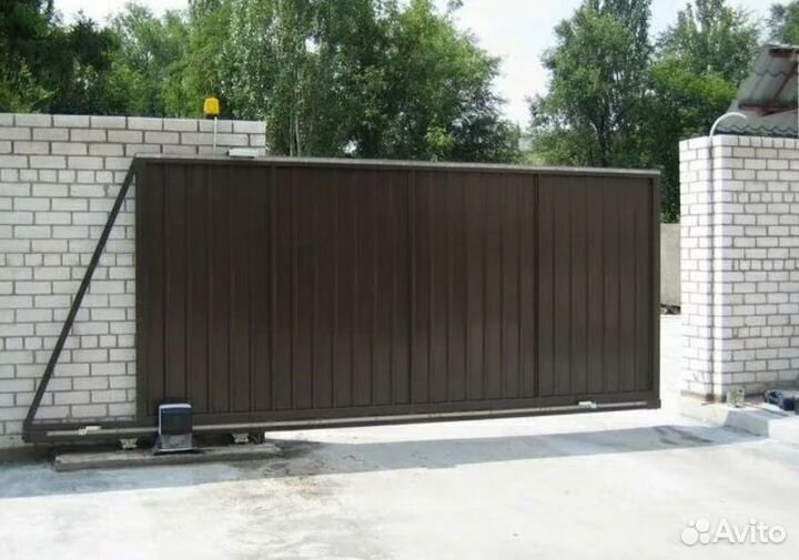 Ворота откатные под ключ