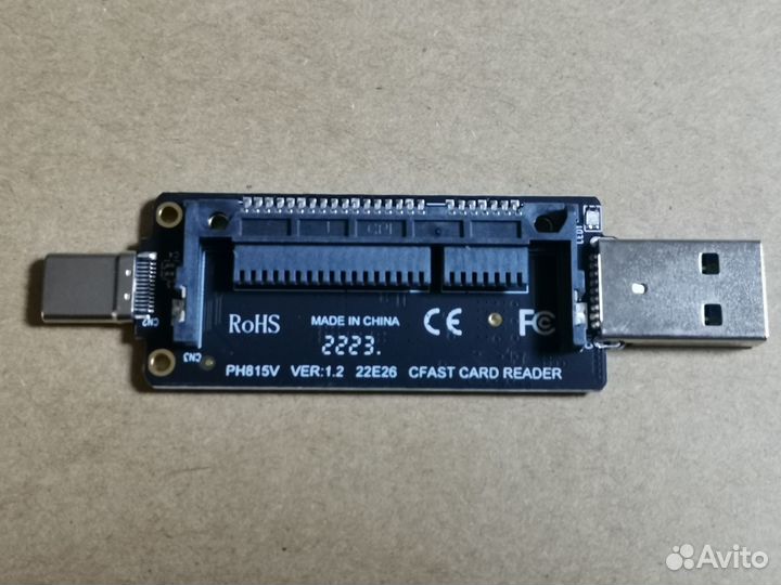 Картридер переходник Cfast на USB type-C PH851