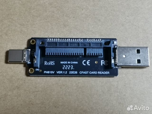Картридер переходник Cfast на USB type-C PH851