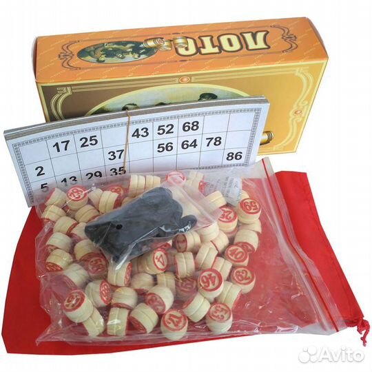 Лото среднее в кортонной коробке Спортекс