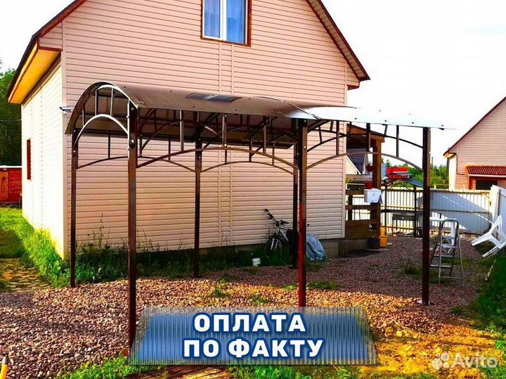 Навесы из поликарбоната. Свое производство