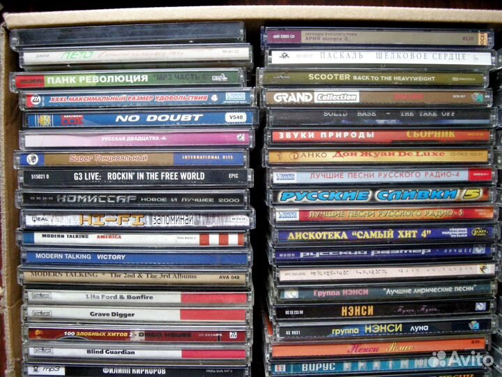 Коллекция дисков CD, MP3
